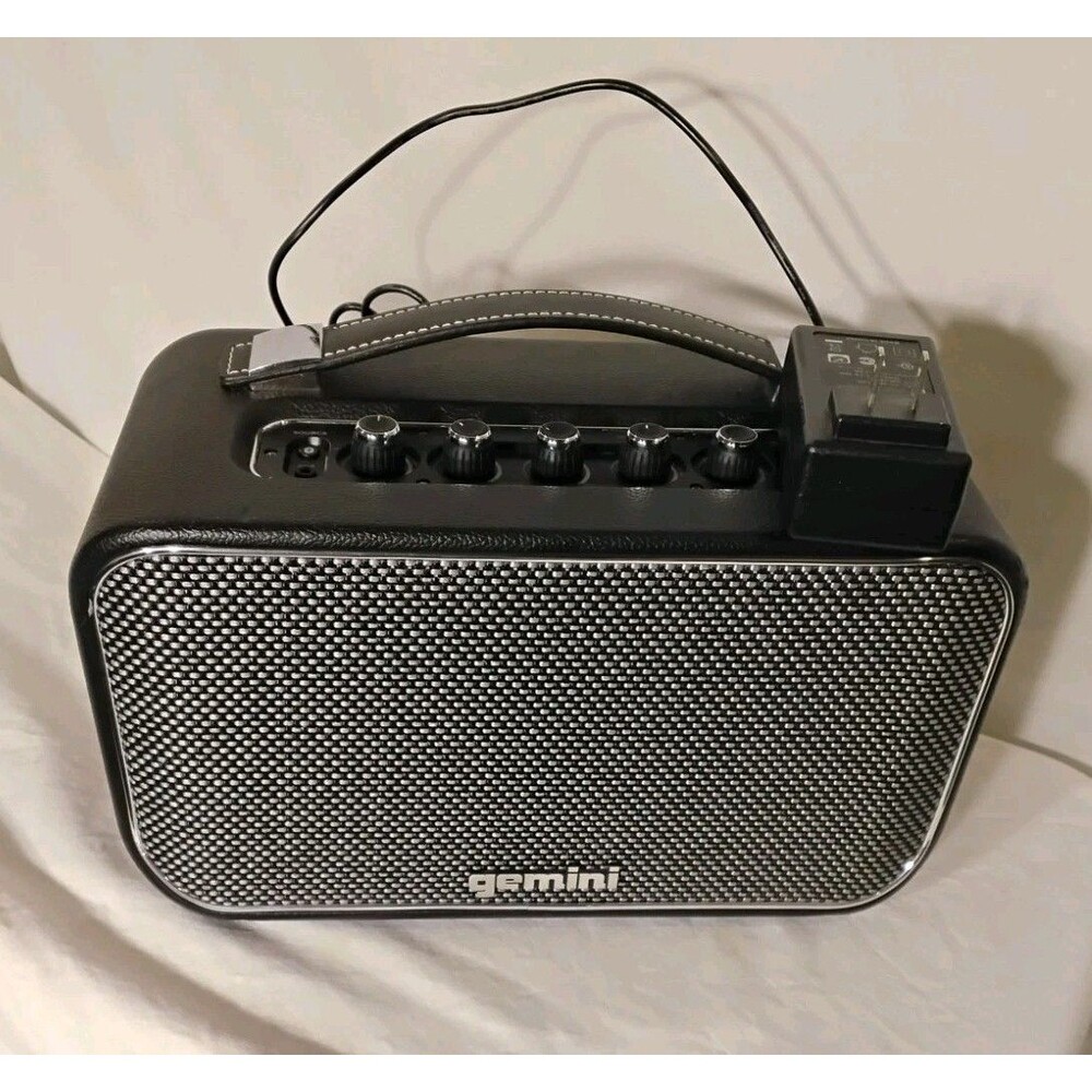 Gemini GTR-300 Vintage Portable Bluetooth Speaker Guitar Amp - 60W Dual XLR